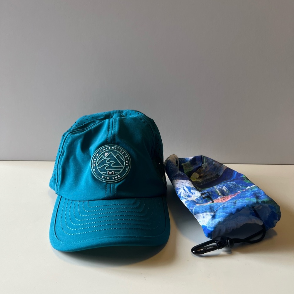 Melin Teal and Black Performance Hydro Cap - Big Sur